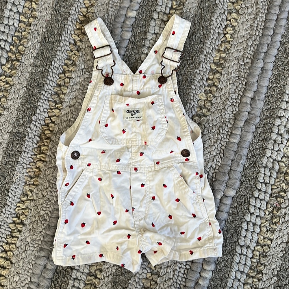 Strawberry short overalls